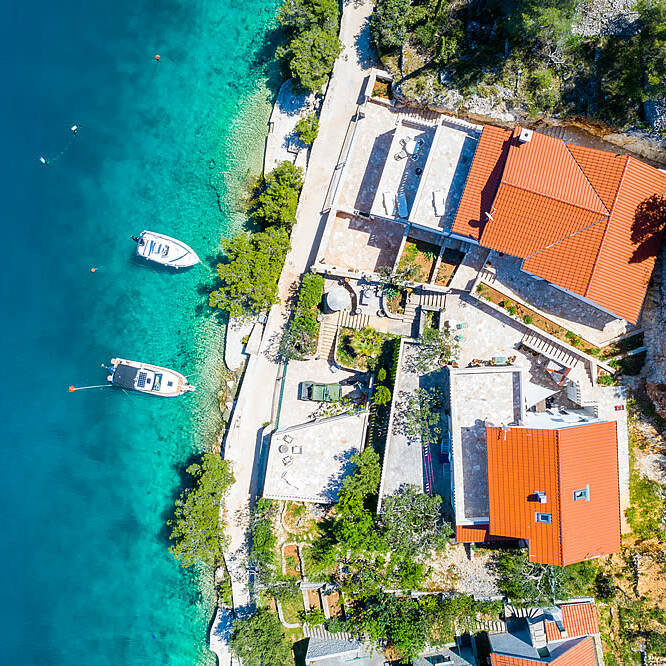 Villa kaufen direkt am Meer Immobilie mit Meerblick Istrien