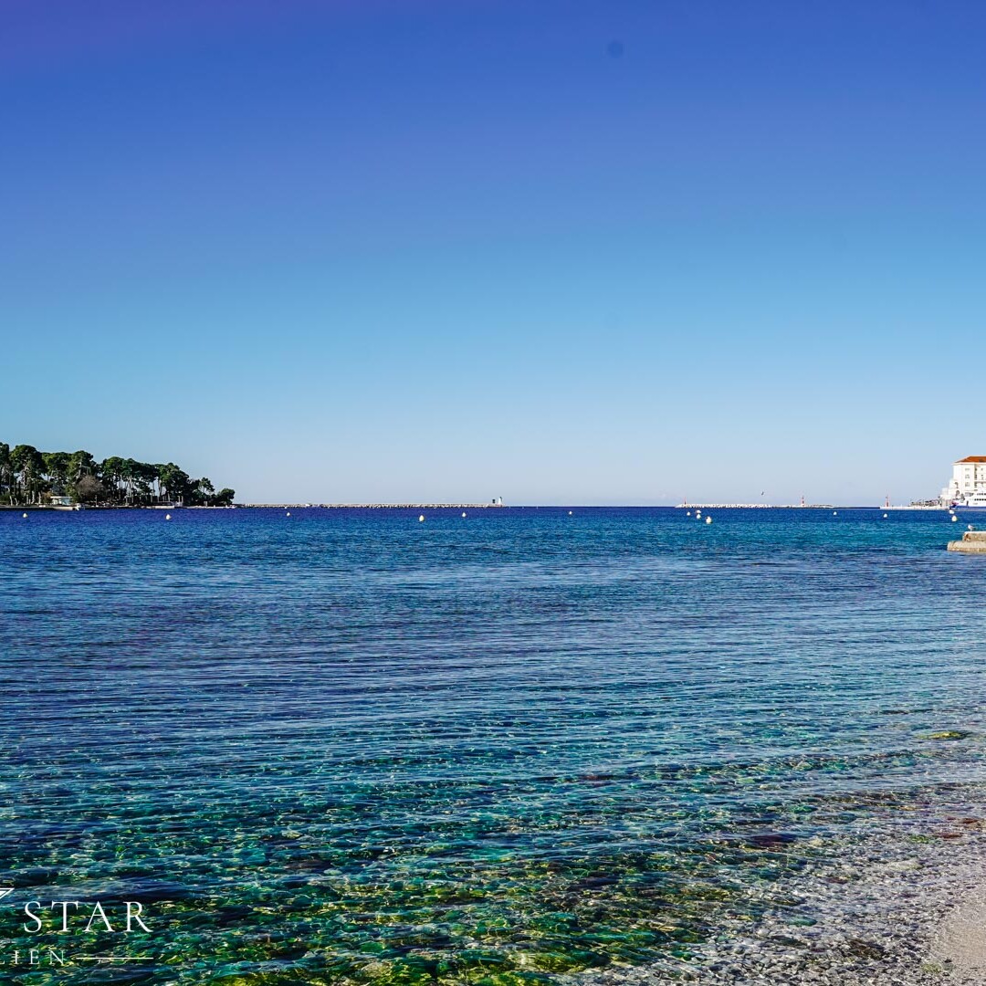 Villa mit Meerblick Porec kaufen Ausblick Meer
