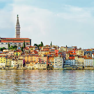 Panorama Foto Rovinj Kroatien Istrien Immobilienangebot Haus kaufen