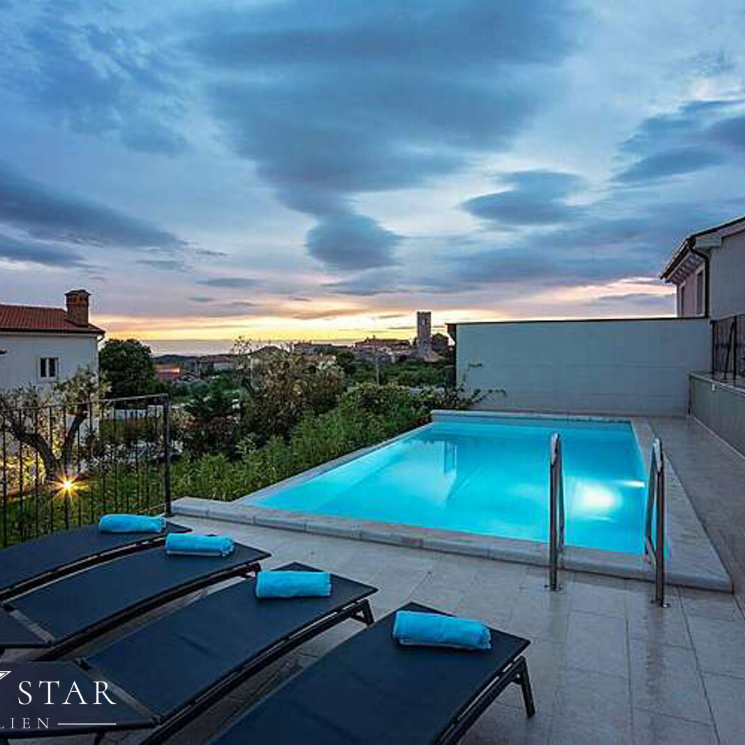 Haus mit Pool in Sveti Lovrec Istria-1