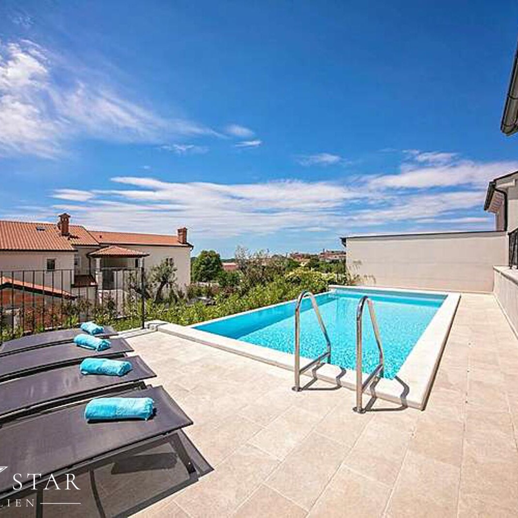Haus mit Pool in Sveti Lovrec Istria-3