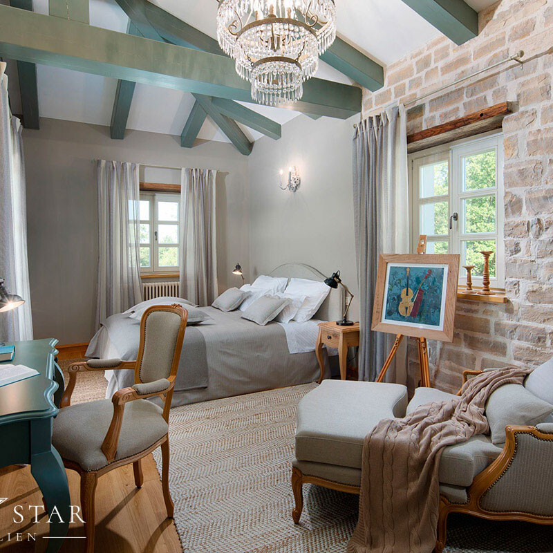 Luxusvilla Nevia mit Pool in Istrien Kanfanar kaufen Schlafzimmer 2