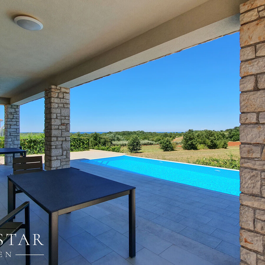 Neubau Villa mit Pool in Kroatien Istrien kaufen