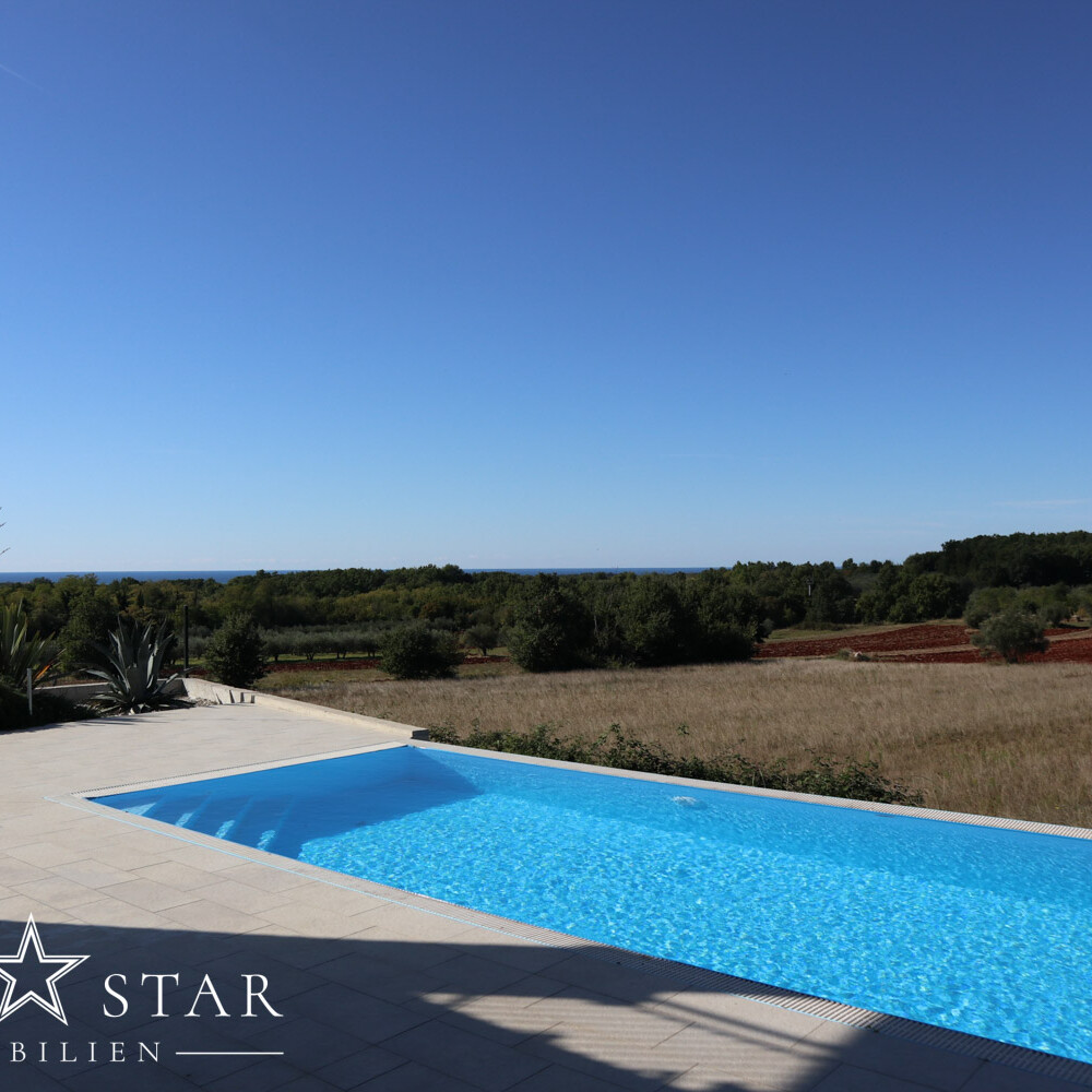 Neubau Villa mit Pool in Kroatien Istrien kaufen