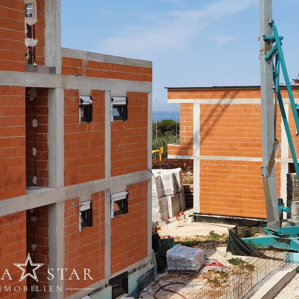Neubau Wohnung mit Dachterrasse und Meerblick Porec