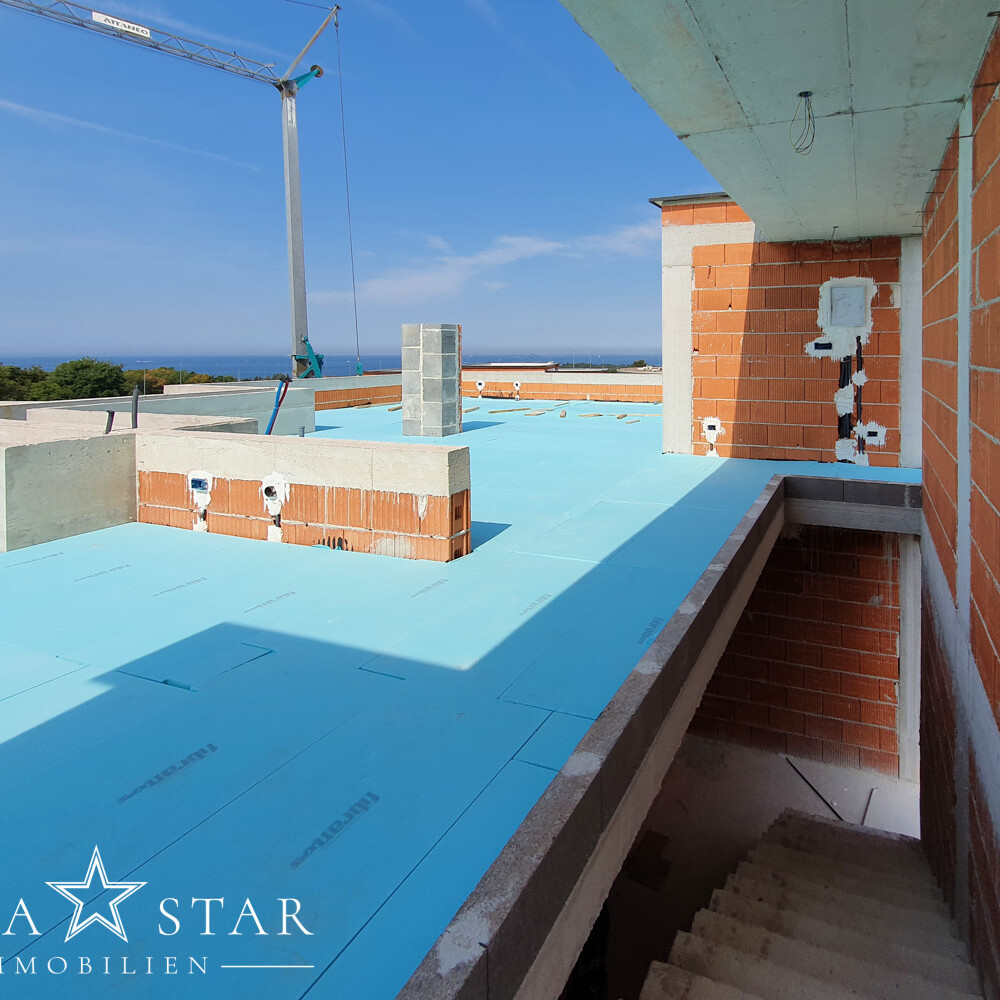Neubau Wohnung mit Dachterrasse und Meerblick Porec